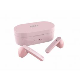 Casti akai bte-j10p wireless, roz