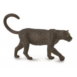 Figurina leopard negru pictata manual l collecta