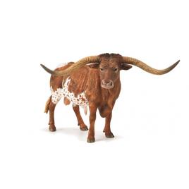 Figurina pictata manual taur texas longhorn