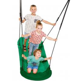 Leagan cuib oval grandoh verde pentru 3 copii kbt