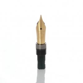 Penita f din otel inoxidabil placata cu aur de 18k/750 pentru stilou m200