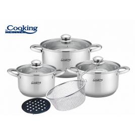 Set gatit din inox 8 piese, victoria