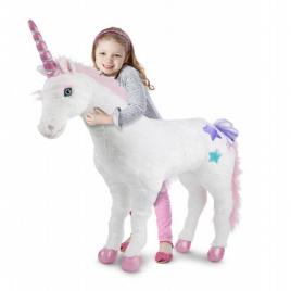 Unicorn gigant din plus melissa and doug