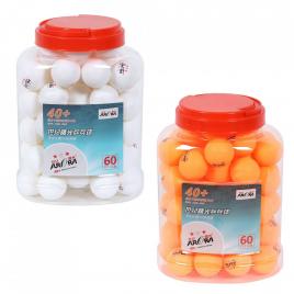 Minge ping-pong, aurora, 60 buc/set
