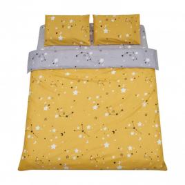 Lenjerie de pat ks microfibra stars