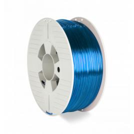 Verbatim 3d printer filament pet-g 2.85mm 1kg blue transparent