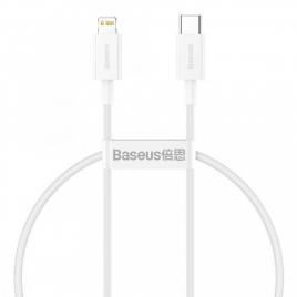 Cablu baseus superior 0.25m, alb