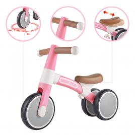 Jucarie - bicicleta de echilibru, roz deschis