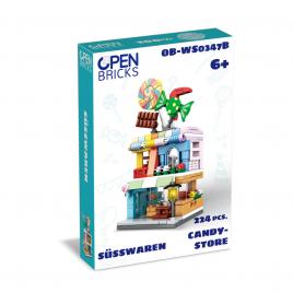 Jucarie - seturi de constructie - magazin de bomboane (224 piese)