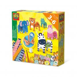 Set creativ - animale din benzi de hartie
