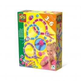 Set creativ - creez bratari cu diferite forme de margele