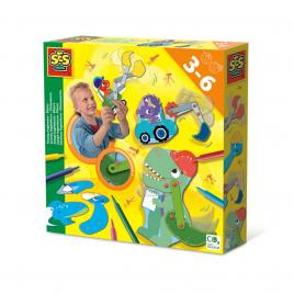 Set creativ - tanarul inginer, dinozauri