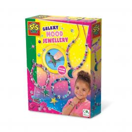 Set creativ copii - bijuterii cu margele cu tematica galaxie