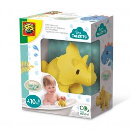 Jucarie de baie - triceratops - 100% cauciuc natural