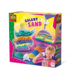 Set creativ - sticle de arta cu nisip galaxy unicorn si curcubeu
