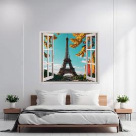 Folie imprimata color pentru decor perete locuinta, dimensiune 125 x 110cm,