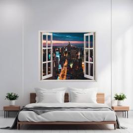 Folie imprimata color pentru decor perete locuinta, dimensiune 125 x 110cm,