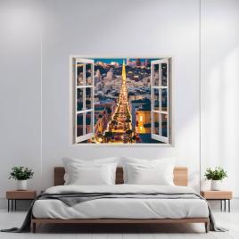 Folie imprimata color pentru decor perete locuinta, dimensiune 125 x 110cm,