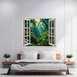 Folie imprimata color pentru decor perete locuinta, dimensiune 125 x 110cm,