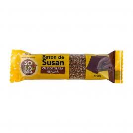 Baton de susan cu ciocolata neagra 30gr solaris