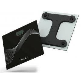 Cantar corporal tesla bs102b, 180kg, baterii 2xaaa30x30cm, negru