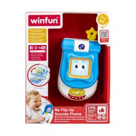 Winfun telefon cu clapeta cu sunete