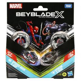 Beyblade x marvel set duo spider man 3-60f si venom 3-80n
