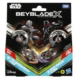 Beyblade x star wars pachet duo the mandalorian 3-60f si moff gideon 3-80n