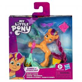 My little pony sunny starscout pe scooter set figurina si 4 accesorii