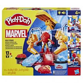 Play doh iron man laboratorul de armura