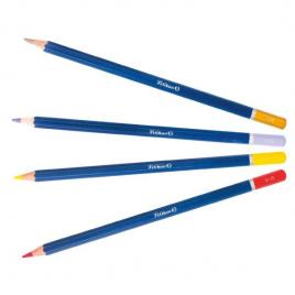 Creioane colorate premium, lacuite, set 24 culori, varf 3.3mm, sectiune