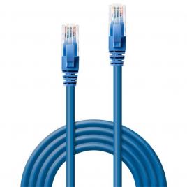 Cablu lindy 2m cat.6 u/utp, blue