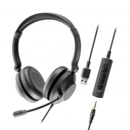 Headset axtel one uc35 stereo hd axh-one