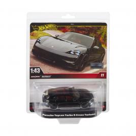Hot wheels premium real riders masinuta metalica porsche taycan turbo s cross