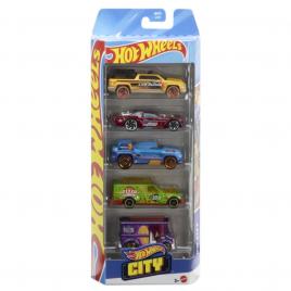 Set 5 masini hot wheels city