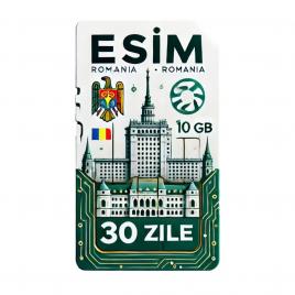 Esim 10gb date - esim de mare viteza pana la 5g, valabil 30 zile din momentul