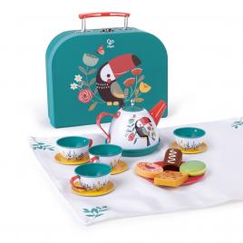 Jucarie - set de ceai cu valiza (15 piese)