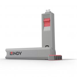 Lindy 4xusb c port blocker (w key), roz