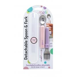 Set lingurita-furculita, melii, pink&purple