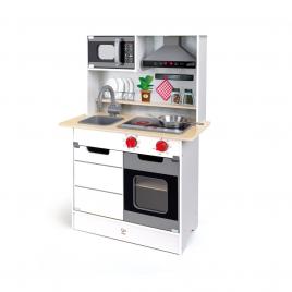 Jucarie din lemn - set de joaca pentru bucatarie super serve