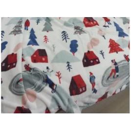 Patura fleece 200x220 cm xms town