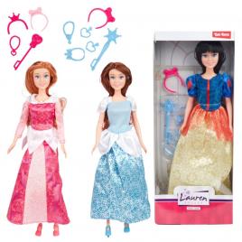 Papusa printesa, cu accesorii - toi-toys