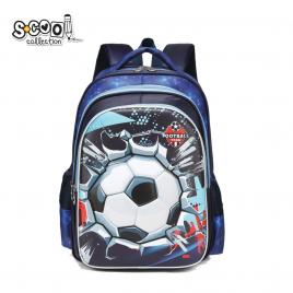 Ghiozdan 3d football, 31x24x41 cm - s-cool