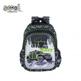 Ghiozdan 3d offroad, 38x35x20 cm - s-cool