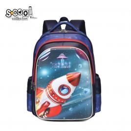 Ghiozdan 3d space, 31x24x41 cm - s-cool