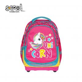 Ghiozdan anatomic unicorn, 38x39x19.5 cm - s-cool