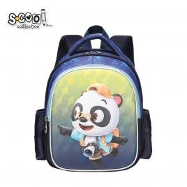Ghiozdan gradinita 3d panda, 25x17x31 cm - s-cool