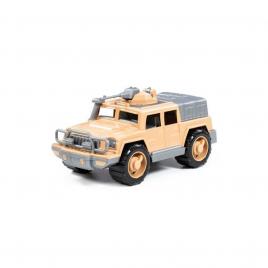 Jeep militar de aparare + mitraliera, 31x15x14cm, polesie
