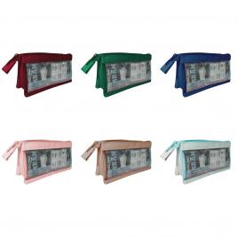 Penar borseta transparent, urban, 20.5x8x11 cm - s-cool