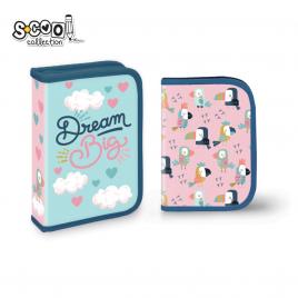 Penar echipat, 1 fermoar, 2 extensii, 32 piese, dream big - s-cool